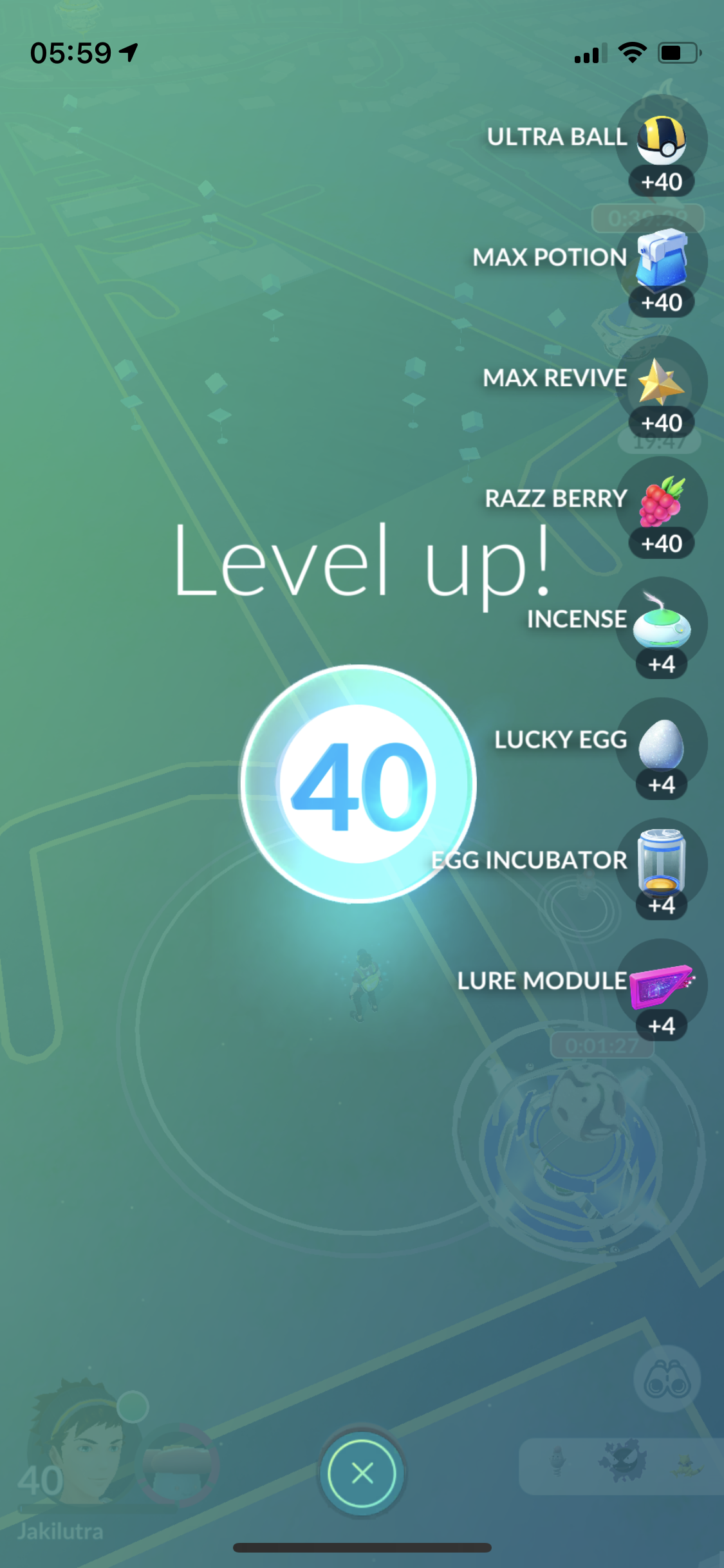 Pokémon GO Progress #1: Level 40!